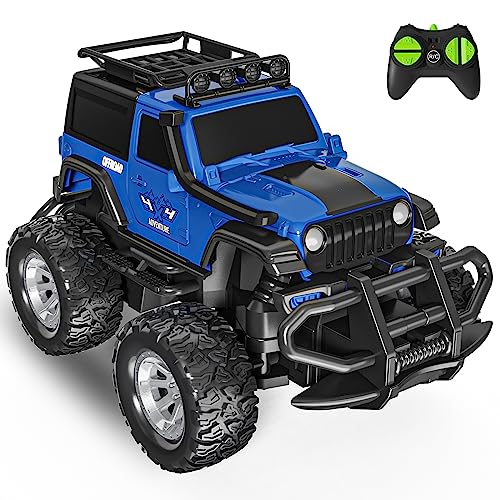 Tecnock Ferngesteuertes Auto Spielzeug ab 3 4 5 6 7 8 Jahre Kinder, 1:43 Maßstab 2,4GHz Offroad Mini RC Auto, RC Car Kinderspielzeug, Geschenke Geburtstagsgeschenk für Kinder von Tecnock