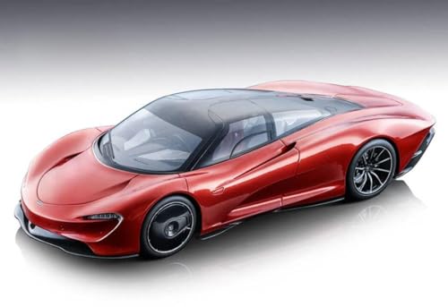 Modell in Maßstab, kompatibel mit MC LAREN SPEEDTAIL METALLIC RED 1:18 TECNOMODEL TMD18EX08B von Tecnomodel