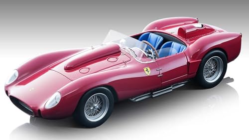 Modell in Maßstab Tecnomodel kompatibel mit Ferrari 250 TR 1958 Press Red 1:18 Modell Treppe TMD18260A 241220 von Tecnomodel