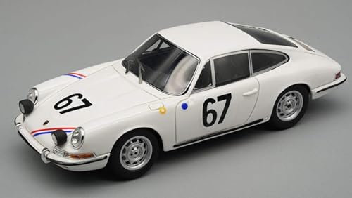 Modell in Maßstab Tecnomodel kompatibel mit Porsche 911 S, N.67 Le Mans 1967 Boutin-Sanson 1:43 Modell Treppe TMD4362C 241220 von Tecnomodel