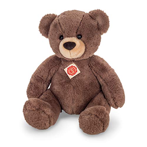 Teddy Hermann 91365 Teddy-Bär Schokobraun 40 cm, Kuscheltier, Plüschtier von Hermann Teddy