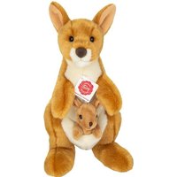 Teddy Hermann 916338 - Känguru mit Baby, 30 cm, Plüschtier von Teddy Hermann