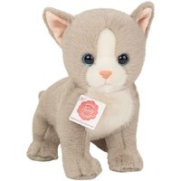 Teddy Hermann 918417 - Babykatze grau, 24 cm, Plüschtier von Teddy Hermann