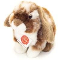 Teddy-Hermann - Hase sitzend dunkelbraun/weiß gescheckt 20 cm von Teddy-Hermann