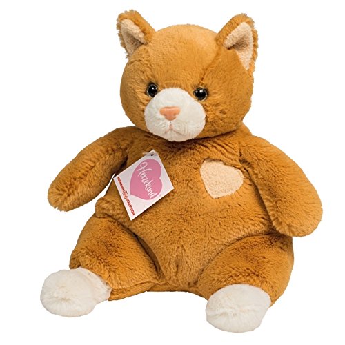 Teddy Hermann Herzekind 93858 Katze Mme MIAU 24 cm, Kuscheltier, Plüschtier von Hermann Teddy