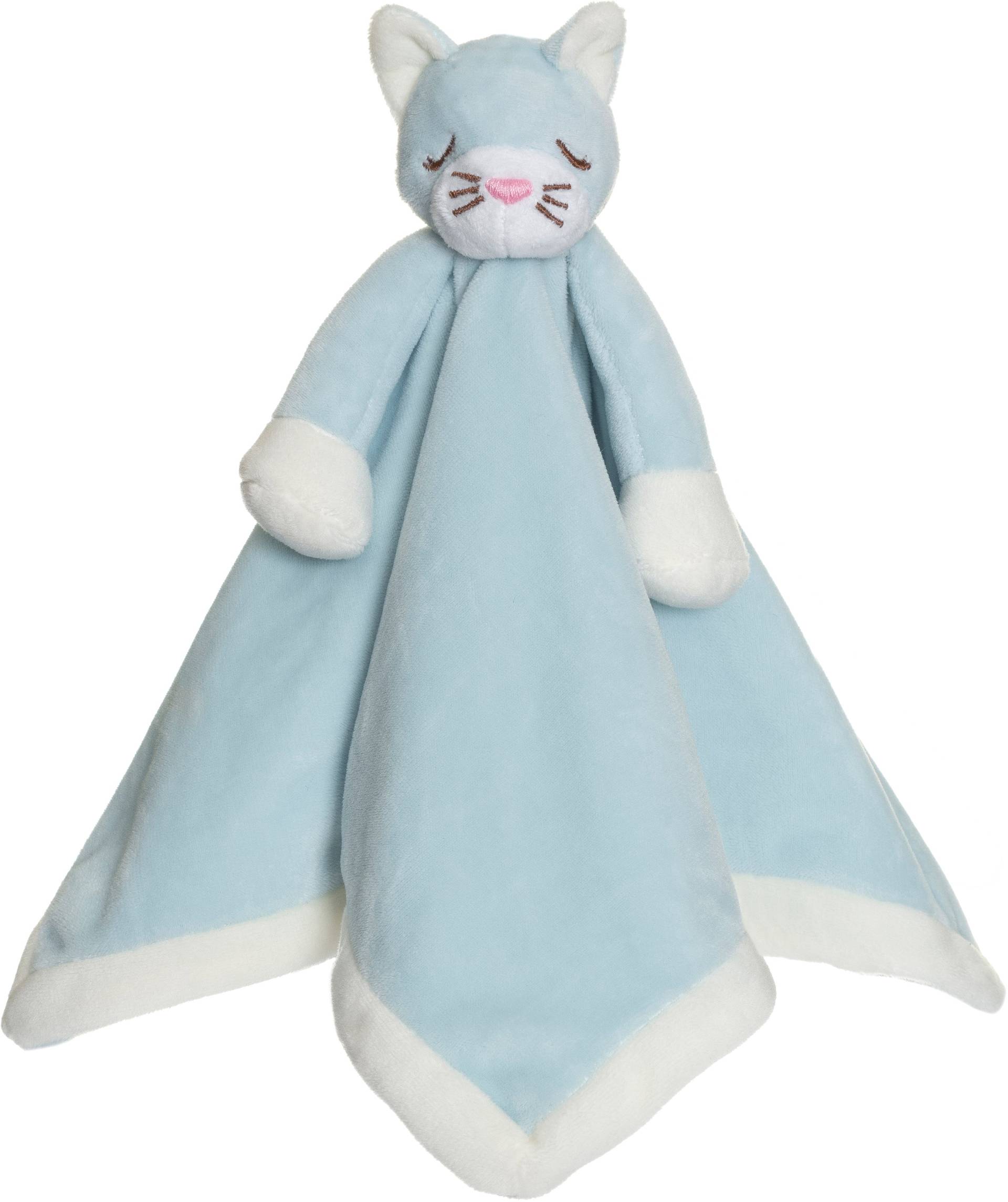 Teddykompaniet Diinglisar Katze Schmusetuch, Babyblau von Teddykompaniet