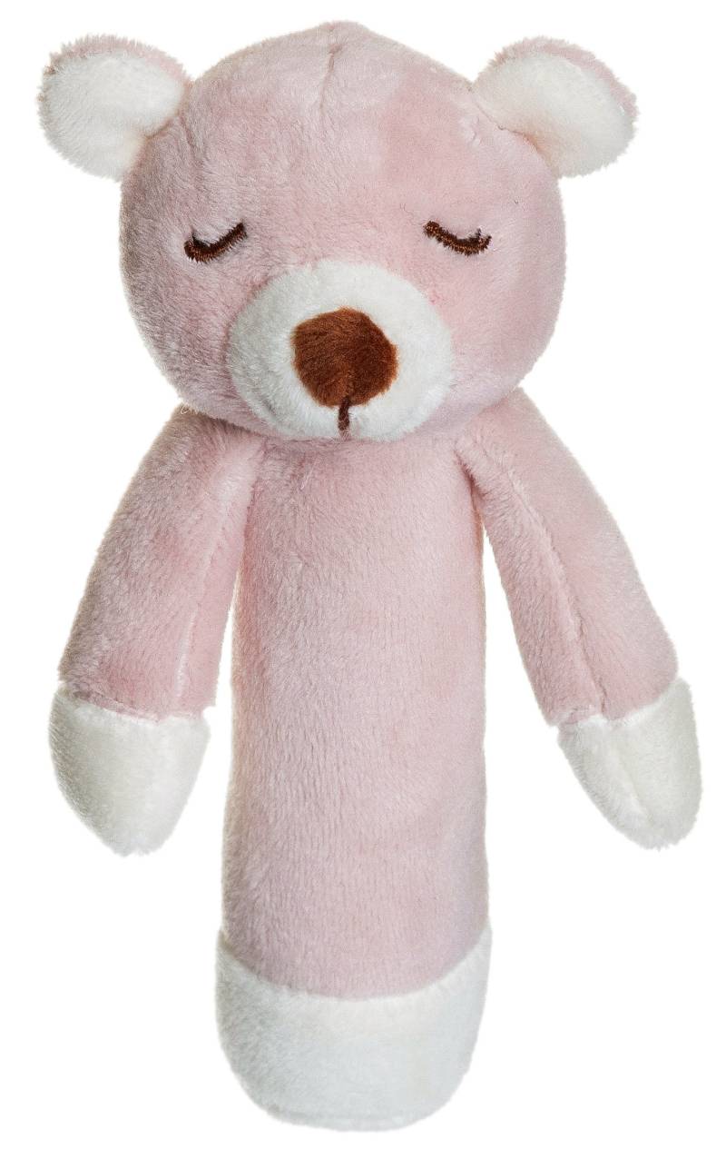 Teddykompaniet Diinglisar  Teddybär Rassel, Mist Pink, Babyspielzeug von Teddykompaniet