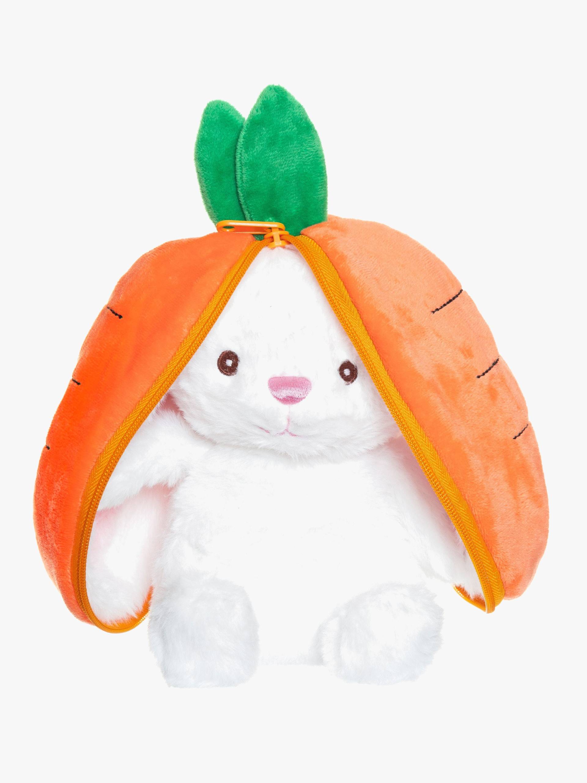 Teddykompaniet Kaninchen in Karotte mit Reißverschluss Plüschspielzeug Teddykompaniet Kaninchen in Karotte mit Reißverschluss Plüschspielzeug von Teddykompaniet