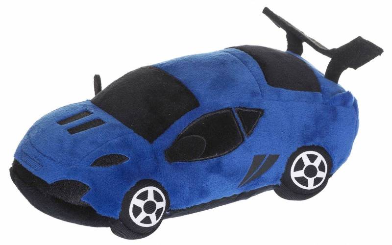 Teddykompaniet Kuscheltier Sportwagen 22 cm, Blau von Teddykompaniet