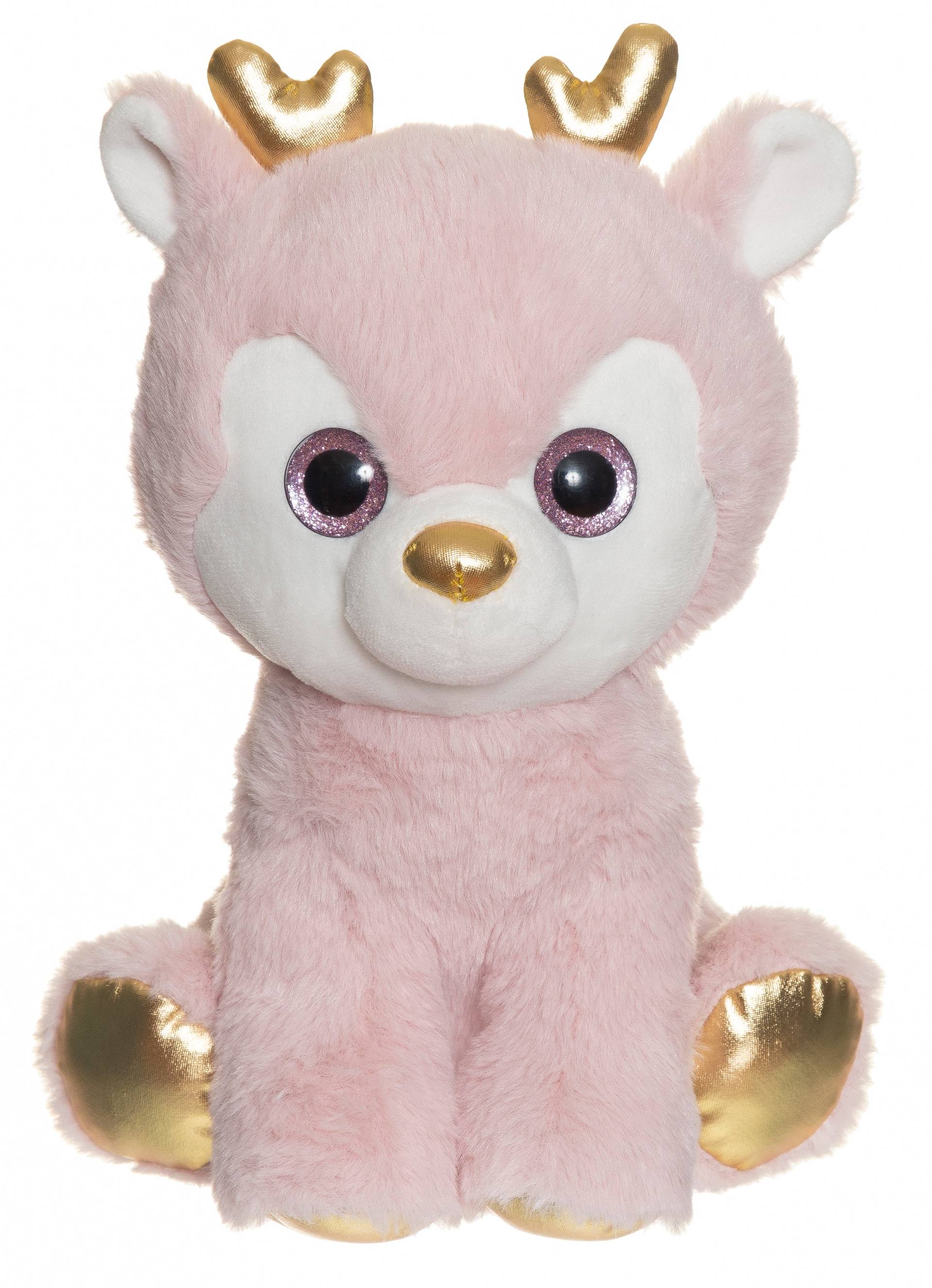 Teddykompaniet Plüschspielzeug 30 cm Reh Ronja, Rosa von Teddykompaniet