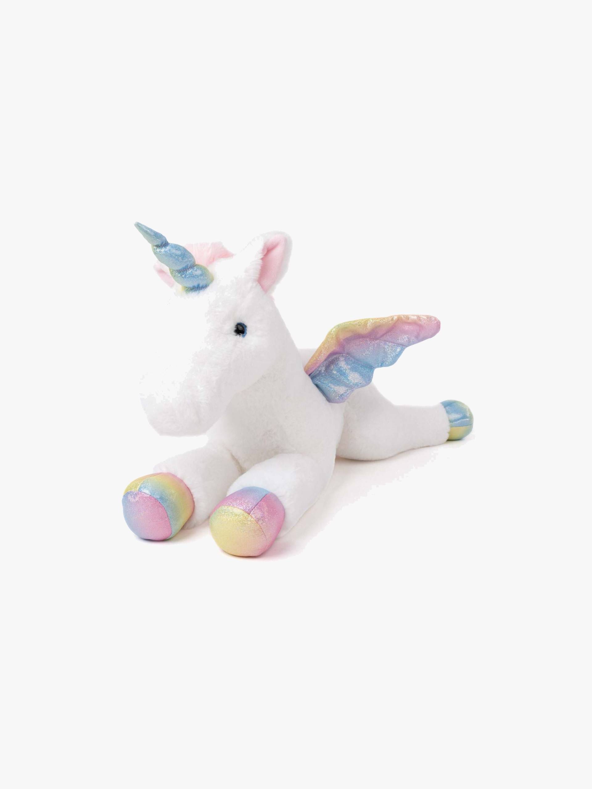 Teddykompaniet Plüschspielzeug Einhorn Liegend, Regenbogenfarben Teddykompaniet Plüschspielzeug Einhorn Liegend, Regenbogenfarben von Teddykompaniet