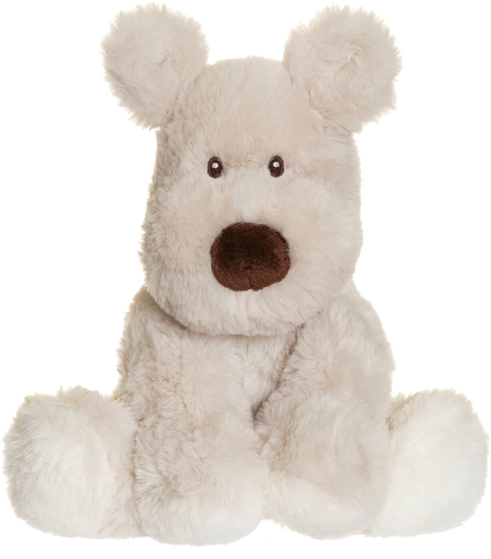 Teddykompaniet Plüschspielzeug Mocca Hund 18 cm, Grau von Teddykompaniet