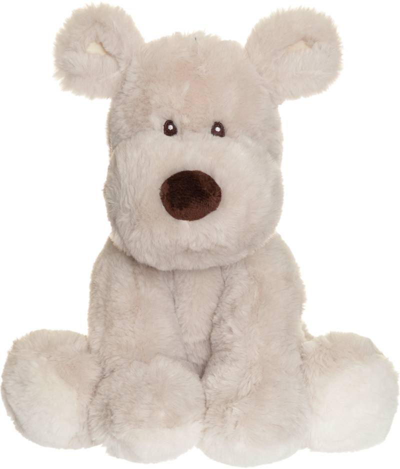 Teddykompaniet Plüschspielzeug Mocca Hund 34 cm, Grau von Teddykompaniet