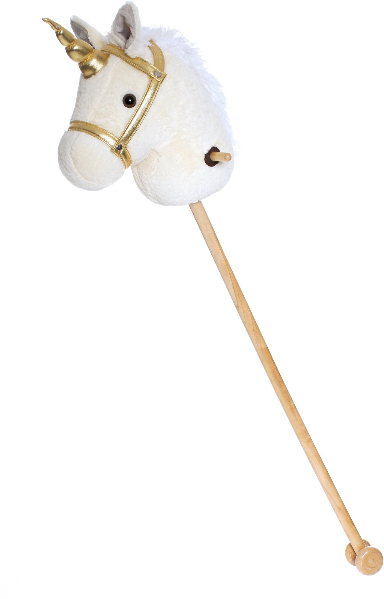 Teddykompaniet Steckenpferd Einhorn 100 cm, Weiß von Teddykompaniet