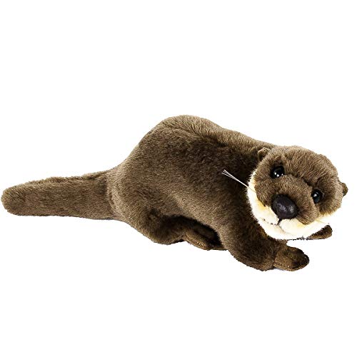 Teddys Rothenburg Kuscheltier Otterbaby, 24 cm, braun, Plüschotter Uni-Toys von Teddys Rothenburg