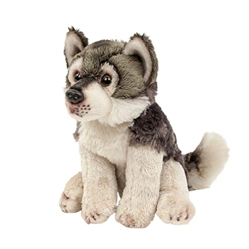 Teddys Rothenburg Kuscheltier Wolf 15 cm sitzend Plüschtier Plüschwolf Stofftier Lupus von Teddys Rothenburg