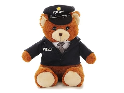 Polizist 27 cm sitzend Teddybär Kuscheltier Plüschtier Stofftier Polizei von Teddys Rothenburg