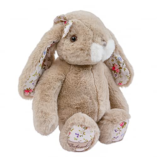 Teddys Rothenburg Bukowski Hase Pretty Taupe 25 cm Kuscheltier Plüschtier Stofftier Plüschhase Stoffhase von Teddys Rothenburg