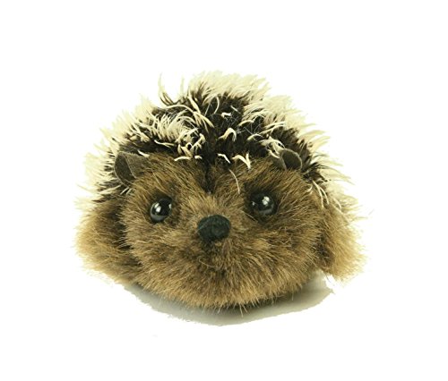 Teddys Rothenburg Kösen, Igel, 11 cm, liegend, braun, Stoffigel, Plüschigel von Teddys Rothenburg