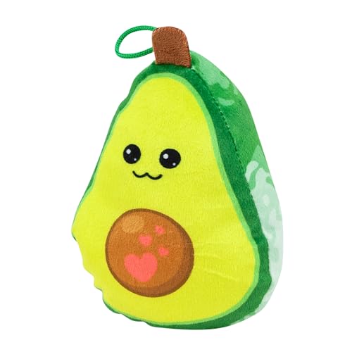 Teddys Rothenburg Kuscheltier Avocado (ohne Wimpern) grün/braun 15 cm Plüschavocado Stoffavocado von Teddys Rothenburg