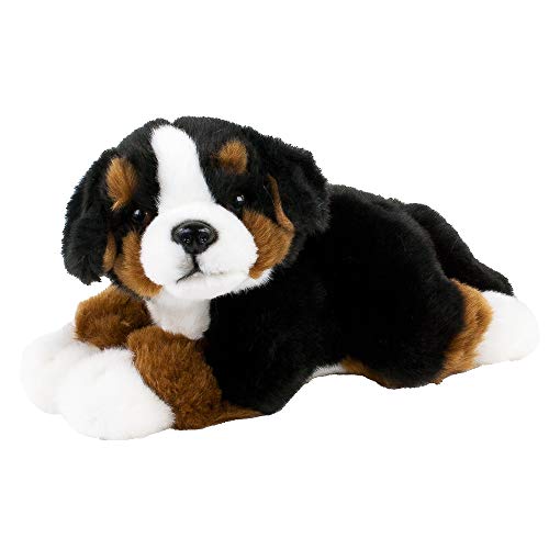 Teddys Rothenburg Kuscheltier Berner Sennenhund 25 cm schwarz/braun/weiß liegend Plüschhund von Teddys Rothenburg