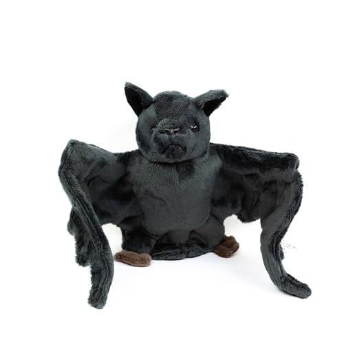 Teddys Rothenburg Kuscheltier Fledermaus mit Band 36 cm schwarz Plüschtier Stofftier von Teddys Rothenburg