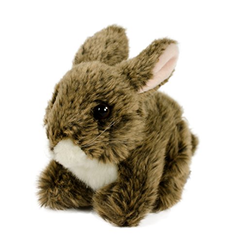 Teddys Rothenburg Kuscheltier Hase liegend Dunkelbraun 18cm Plüschtier Plüschhase von Teddys Rothenburg