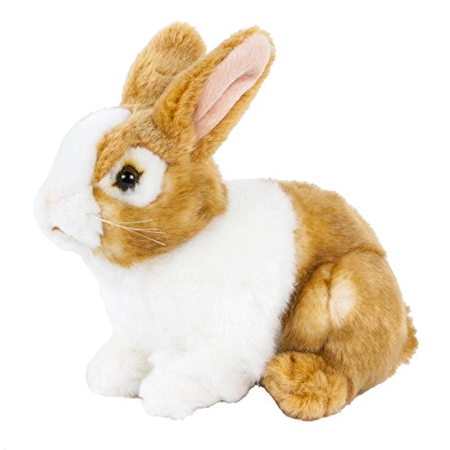 Teddys Rothenburg Kuscheltier Hase sitzend braun/weiß 20 cm Plüschhase Stoffhase by Uni-Toys von Teddys Rothenburg