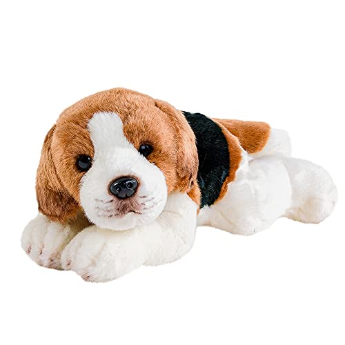 Teddys Rothenburg Kuscheltier Hund Beagle liegend 30 cm Plüschhund Plüschtier Stoffhund von Teddys Rothenburg