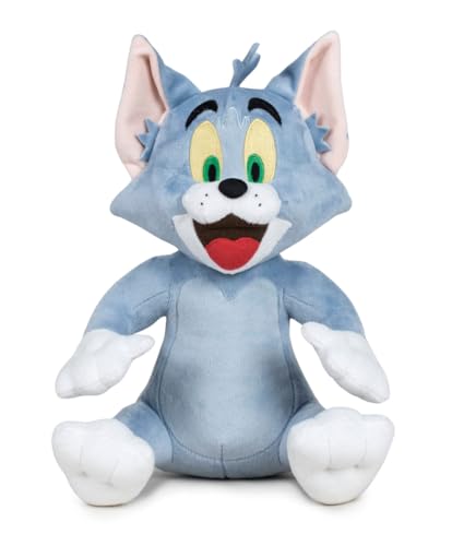 Teddys Rothenburg Kuscheltier Kater Tom von Tom und Jerry 20 cm blaugrau Plüschkater von Teddys Rothenburg