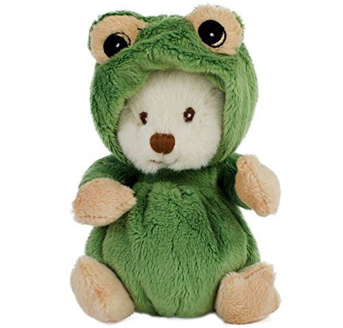 Teddys Rothenburg Kuscheltier Kuschelfrosch Ziggy Frosch, 15 cm, Kostümteddybär, Verkleidung, Kinder, Baby Plüschfrosch von Teddys Rothenburg