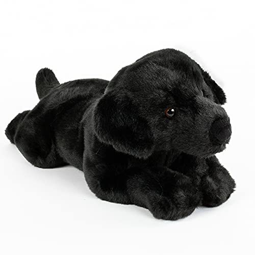 Teddys Rothenburg Kuscheltier Labrador liegend schwarz 40 cm Plüschtier Plüschlabrador von Teddys Rothenburg