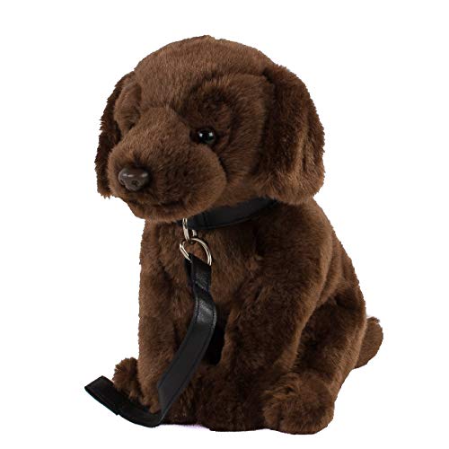 Teddys Rothenburg Kuscheltier Labrador mit Leine 30cm mit Schwanz Plüschhund Stoffhund von Teddys Rothenburg