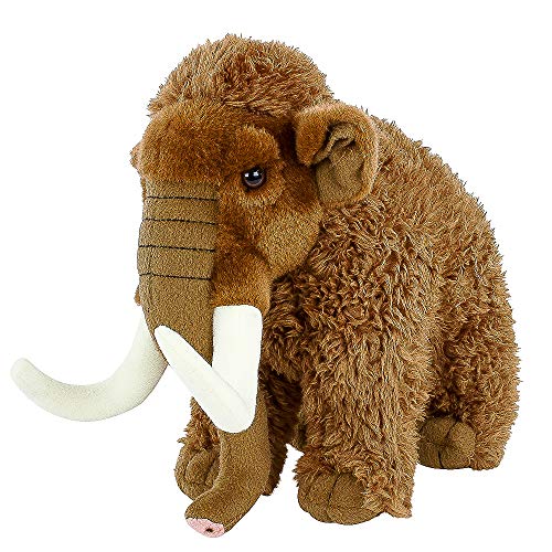 Teddys Rothenburg Kuscheltier Mammut 33 cm stehend braun Plüschmammut Stofftier Plüschtier Kinder Baby Spielzeug by Uni-Toys von Teddys Rothenburg