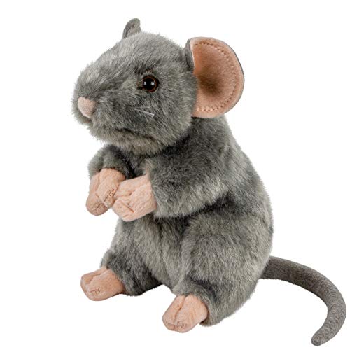 Teddys Rothenburg Kuscheltier Maus/Ratte aufrecht stehend grau 17 cm von Teddys Rothenburg