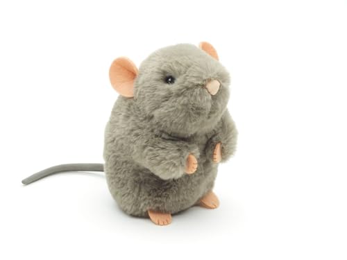 Teddys Rothenburg Kuscheltier Maus grau sitzend 15 cm Plüschmaus Plüschtier von Teddys Rothenburg