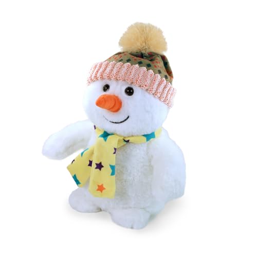 Teddys Rothenburg Kuscheltier Schneemann mit Mütze und Schal 26 cm Plüschschneemann von Teddys Rothenburg