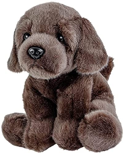 Teddys Rothenburg Labrador Kuscheltier Hund Schokobraun sitzend 30 cm Plüschtier von Teddys Rothenburg