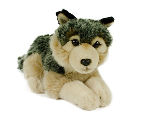 Teddys Rothenburg by Uni-Toys Kuscheltier Wolf 24 cm liegend grau/beige Plüschwolf Plüschtier Teddys Rothenburg by Uni-Toys Kuscheltier Wolf 24 cm liegend grau/beige Plüschwolf Plüschtier von Teddys Rothenburg