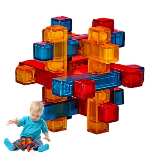 Tedious Gehirnrätsel für Erwachsene | 3D-Rätsel Schalten Sie das ineinandergreifende Puzzle Luban Kongming Lock frei - Luban Lock, tragbares Logikpuzzle und IQ-Testspielzeug für Kinder von Tedious