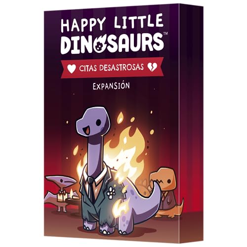 TeeTurtle Happy Little Dinosaurs Katastrophale Zitate | Erweiterung | Kartenspiel für Erwachsene und Kinder | ab 8 Jahren | 2 bis 4 Spieler | 30-60 Minuten pro Spiel | Spanisch von TeeTurtle