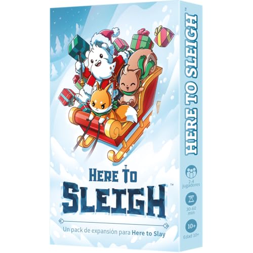 TeeTurtle Here to Slay: Here to Sleigh | Erweiterung | Kartenspiel | Ab 10 Jahren | 2 bis 4 Spieler | 30-60 Minuten pro Spiel | Spanisch von TeeTurtle