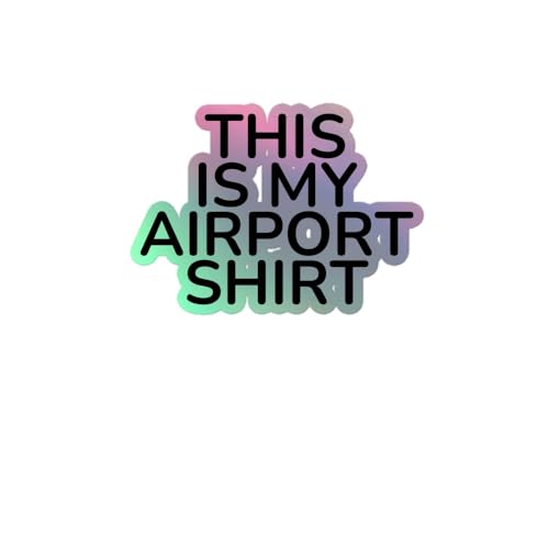 Teegarb Letter Blanket Lustiger Spruch "This Is My Airport Travelers", für Damen und Herren, Kostüm, lustiges Touring, 5 von Teegarb Letter Blanket