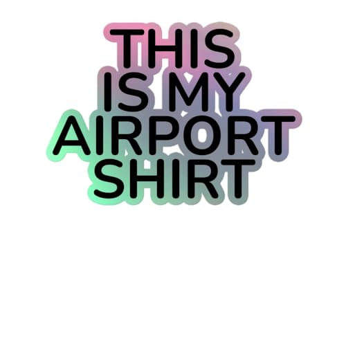 Teegarb Letter Blanket Lustiger Spruch "This Is My Airport Travelers", für Damen und Herren, Kostüm, lustiges Touring, 5 von Teegarb Letter Blanket