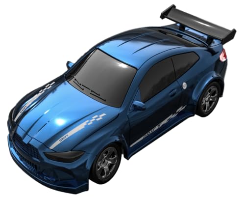 Teeggi Mini RC Drift Car 1:64 Ferngesteuertes Auto für Kinder Junge, 2,4Ghz 4WD Racing Cars mit LED-Lichtern, 15km/h Ferngesteuertes Rennauto Spielzeug Geschenk von Teeggi