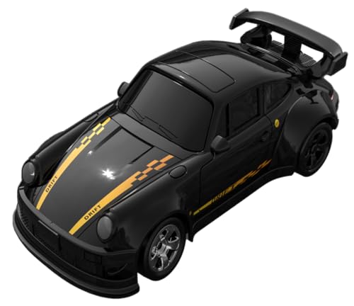 Teeggi Mini RC Drift Car 1:64 Ferngesteuertes Auto für Kinder Junge, 2,4Ghz 4WD Racing Cars mit LED-Lichtern, 15km/h Ferngesteuertes Rennauto Spielzeug Geschenk von Teeggi