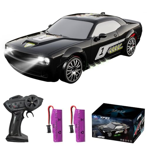 Teeggi RC Drift Car 1:20 Ferngesteuertes Auto für Kinder Junge, 2,4Ghz Racing Cars mit LED-Lichtern, 15km/h 4WD Ferngesteuertes Rennauto Spielzeug Geschenk von Teeggi