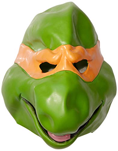 Teenage Mutant Ninja Turtles Nickelodeon Adult Michelangelo 3/4 Mask, Green, One Size von Rubie's