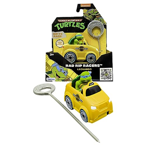 Teenage Mutant Ninja Turtles TMNT Leonardo | Rad Rip Racers, Actionfahrzeug, Klassische Ausgabe, Spielzeug und Geschenke für Kinder ab 3 Jahren von TEENAGE MUTANT NINJA