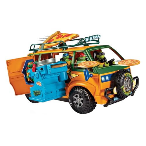 Teenage Mutant Ninja Turtles 83468CO Mutant Mayhem Pizza-Feuerwehrwagen Jungen von 4 bis 7 Jahren und TMNT-Fans von TEENAGE MUTANT NINJA